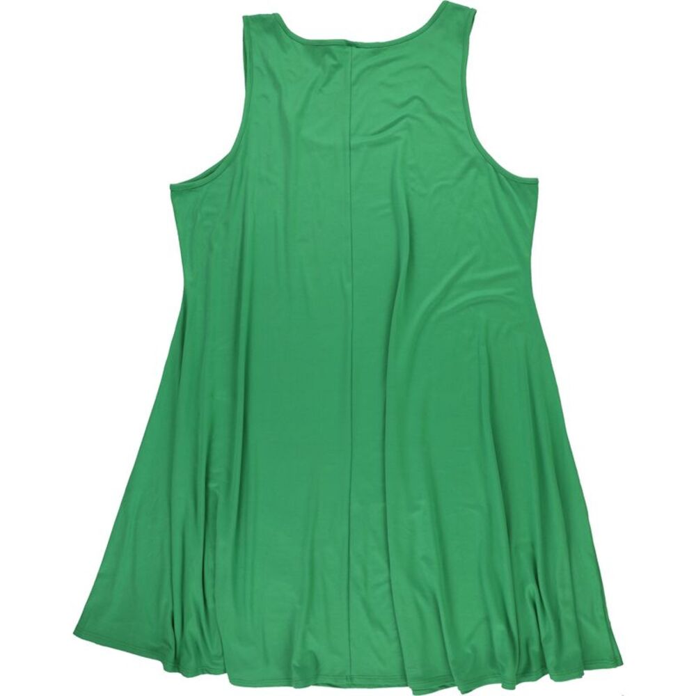 24seven Womens Plus Size Simple Tank Midi A-line Dress, NWT - Picture 2 of 2